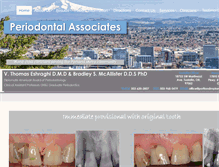 Tablet Screenshot of portlandimplantdentistry.com